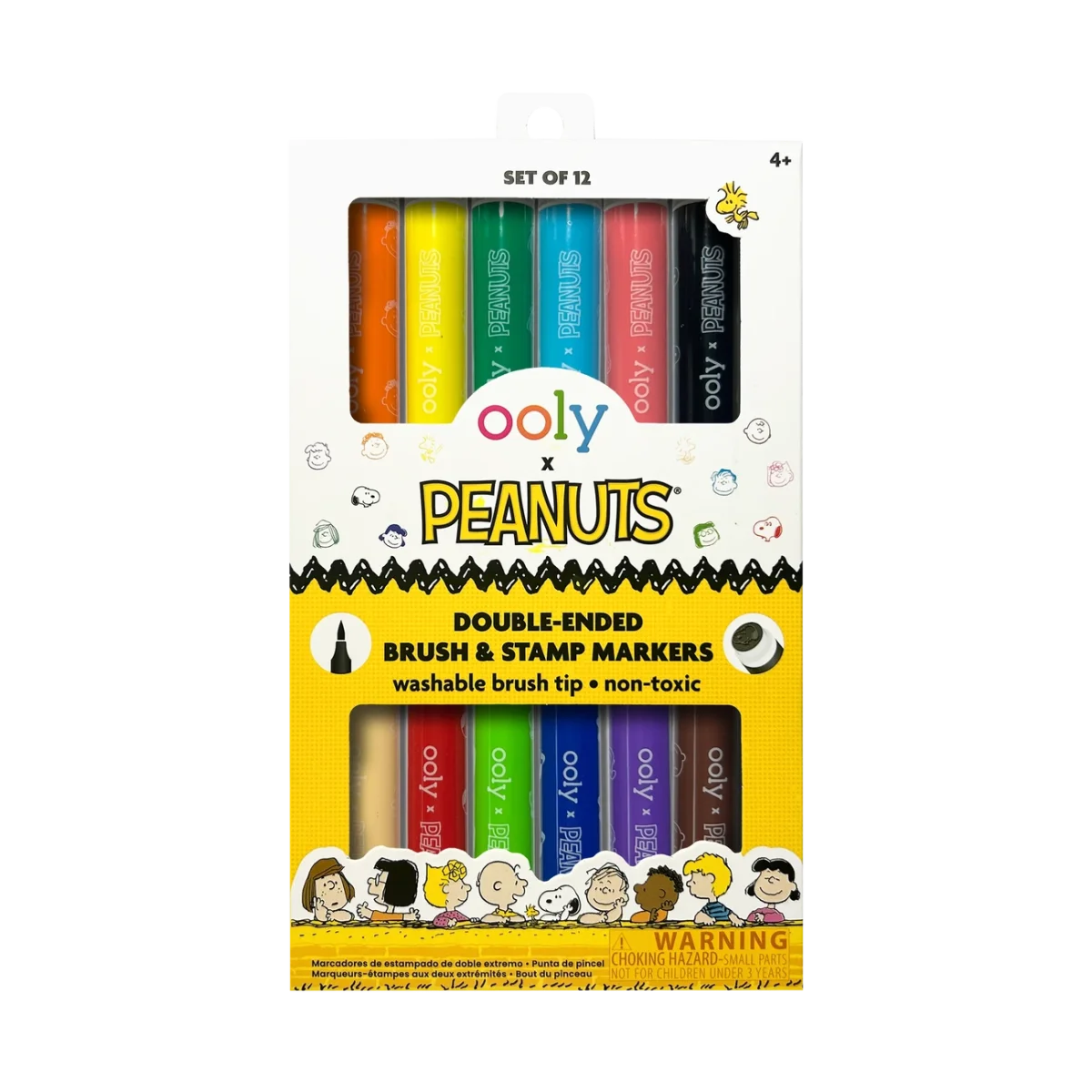 Snoopy – Set de Crayons Pinceau + Tampon - Organisation de la maison avec des solutions de rangement - {'count': 1, 'name': 'Organiseur'}