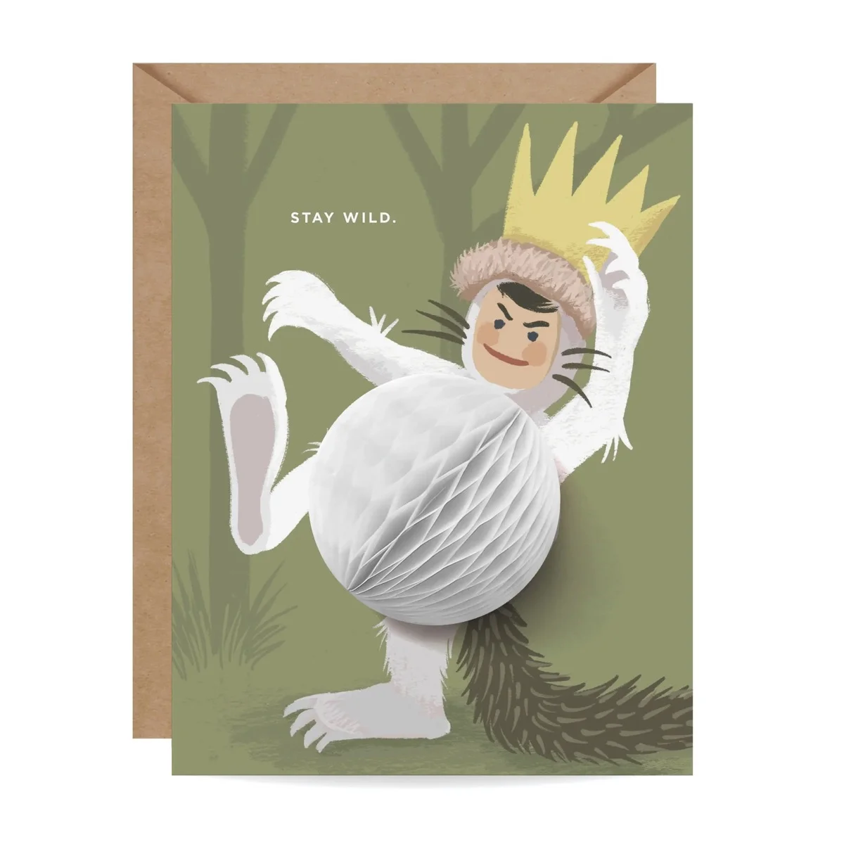 Carte pop-up Stay Wild - Organisation de la maison avec des solutions astuce de rangement