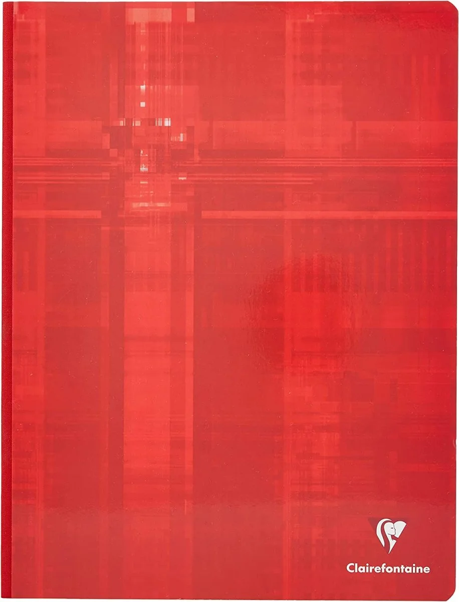 Cahier 192 pages grands carreaux – Grand format – Brochure Arts dos toilé – 24×32 cm – Papier blanc 90 g – Couverture carte pelliculée couleur aléatoire – Clairefontaine - Organisation de la maison avec des solutions de rangement