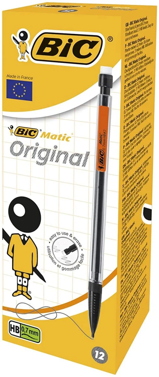 Criterium Porte-Mines 0.7mm HB , Pochette de 12 – BIC - Organisation de la maison avec des solutions de rangement BIC Criterium Porte-Mines 0,5 mm - Noir, Boîte de 12 : Amazon.fr:  Fournitures de bureau