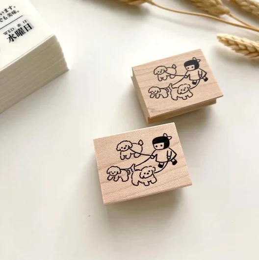 Tampon Fillette Aux Chiens - Organisation de la maison avec des solutions Size de rangement