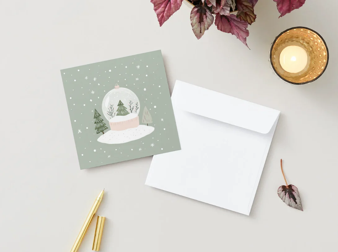 Carte de souhaits de Noël - Boule enneigée - Veille sur toi - Boutique Maman & Bébé – Produits Essentiels au Quotidien Réaliser une carte boule à neige | Canson®