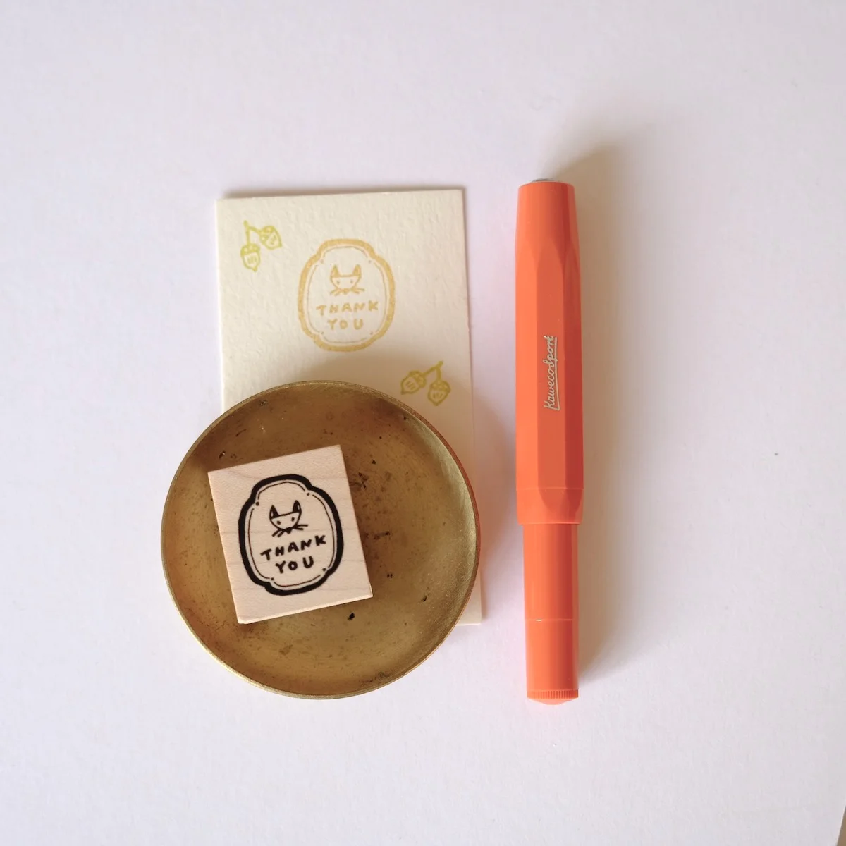 Tampon Thank You – Petit Renard - Organisation de la maison avec des solutions de rangement - comment ranger efficacement organisation maison solution rangement