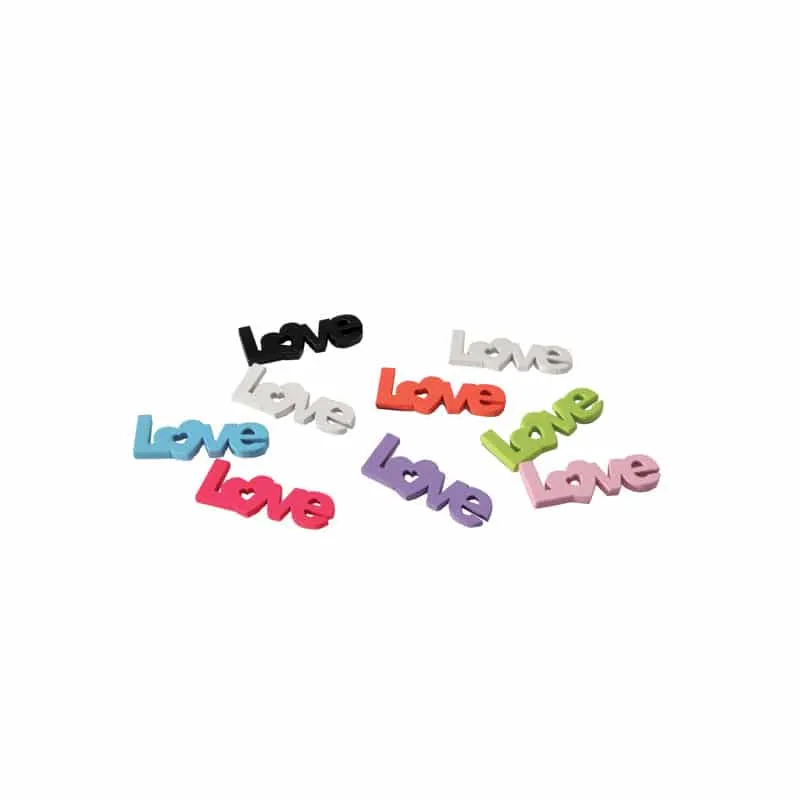 Stickers Love Fuchsia Lot ​Boulangerie Pâtisserie Pain Levain Viennoiseries