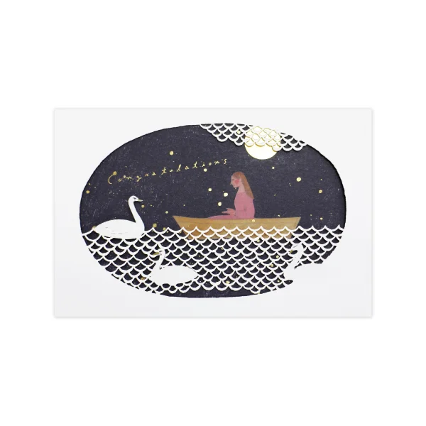 Carte Julie Congratulations Lac Des Cygnes - Organisation de la maison avec des solutions de rangement
