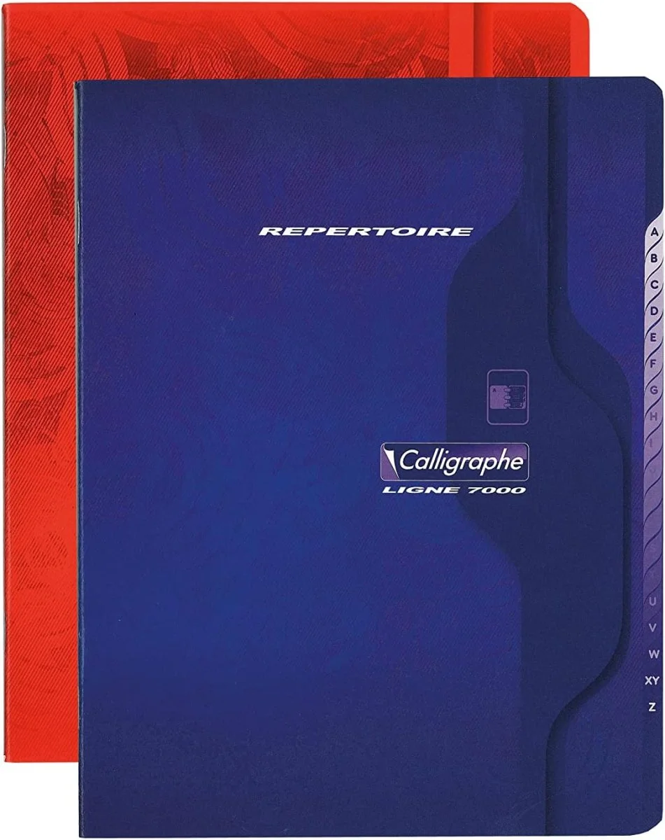 Répertoire Agrafé 17×22 cm – 96 Pages Petits Carreaux – Papier Blanc 70 g – Calligraphe - Organisation de la maison avec des solutions de rangement - {'count': 1, 'name': 'CAHIER'}