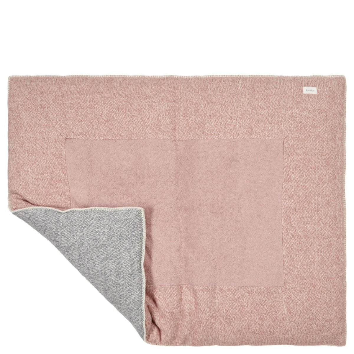 Koeka Couvre-livre Vigo vieux rose/gris étincelant 75x95cm - E-shop mondial – Produits durables, modernes et accessibles partout - adeline klam rose gris cm - e-shop produit