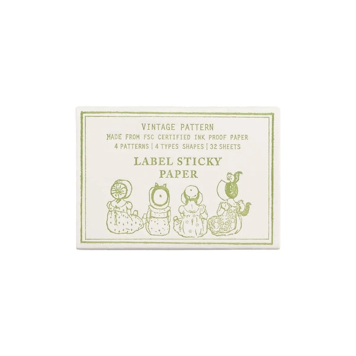 Boite à Etiquettes – Vintage Pattern - Organisation de la maison avec des solutions de rangement - {'count': 1, 'name': 'naturelle'}