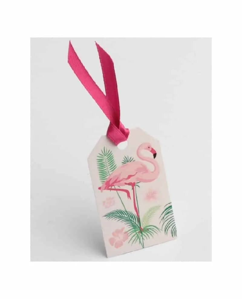 Etiquette à dragées – Flamant rose – Lot de 12 - ​Boulangerie-Pâtisserie | Pain au Levain & Viennoiserie Viennoiseries