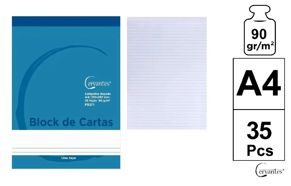 Block papier A4 Cervantes Organisation maison solutions rangement