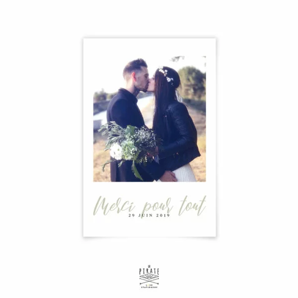 Carte remerciements mariage végétal photo Saldi Straordinari Offerte Speciali Disponibili Adesso