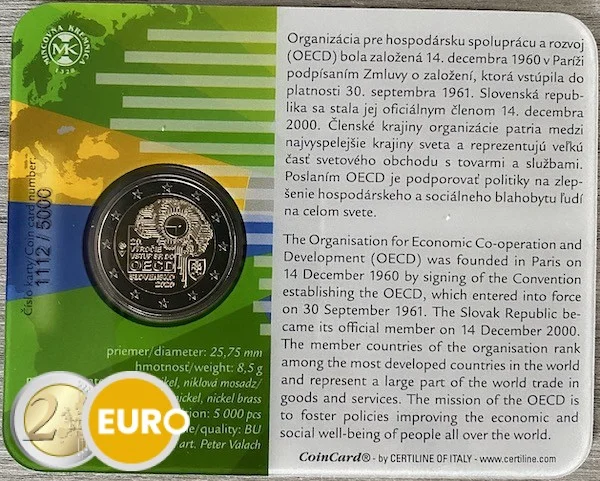 2 euros Eslovaquia 2020 – Ingreso a la OCDE BU FDC Coincard - Vins Rouges Harmonieux pour Chaque Occasion Bouteille de Vin de l'année 1989 - Vosne-Romanée – OccasionVin