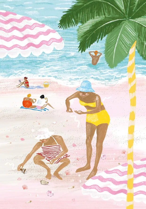 CARTE DE SOUHAITS VOYAGE À LA PLAGE - Boutique Maman & Bébé – Produits Essentiels au Quotidien - meilleures destinations voyage plage amp bébé produit