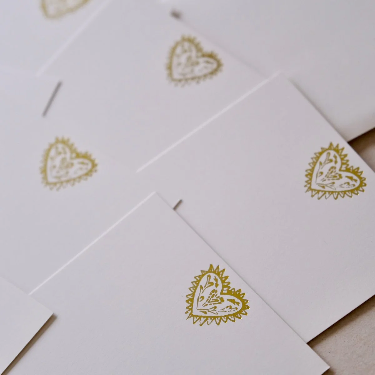 Set de Correspondance Letterpress – Heart Folk - Organisation de la maison avec Art des solutions de rangement