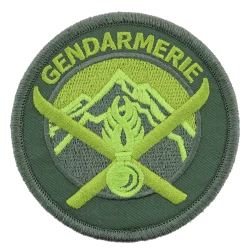 ECUSSON GENDARMERIE MONTAGNE VERT - Accessoires pratiques maison pour un intérieur plus fonctionnel - Gendarmerie chauny