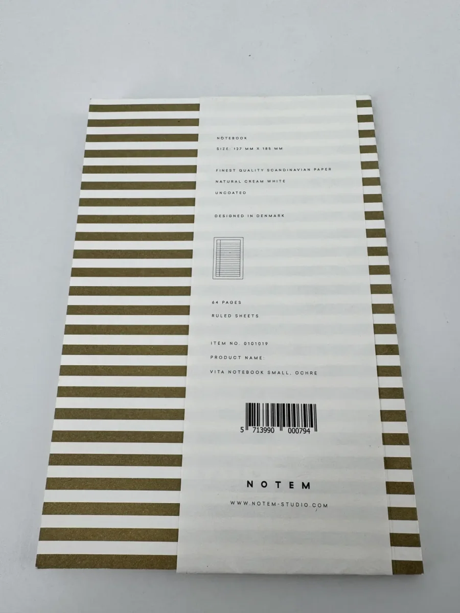 Carnet Notem – Notebook – Ruled sheets with margins – Natural Paper – Feuilles lignées avec marges rouge – 64 pages – 100g - Saldi Straordinari – Offerte Speciali Disponibili Adesso - {'count': 1, 'name': 'Ligne'}