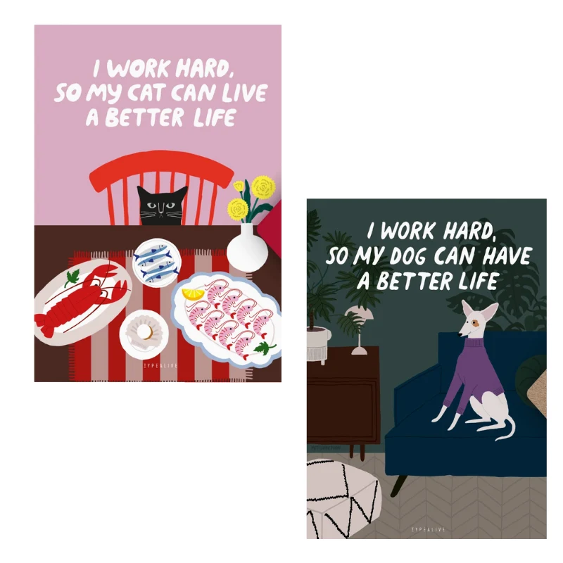 Carte humoristique "I work hard, so my cat/dog can live a better life" - Saldi Straordinari – Offerte Speciali Disponibili Adesso ESA ID CARD FOR EMOTIONAL SUPPORT DOG / CAT ANIMAL / SERVICE DOG -  HOLOGRAPHIC | eBay