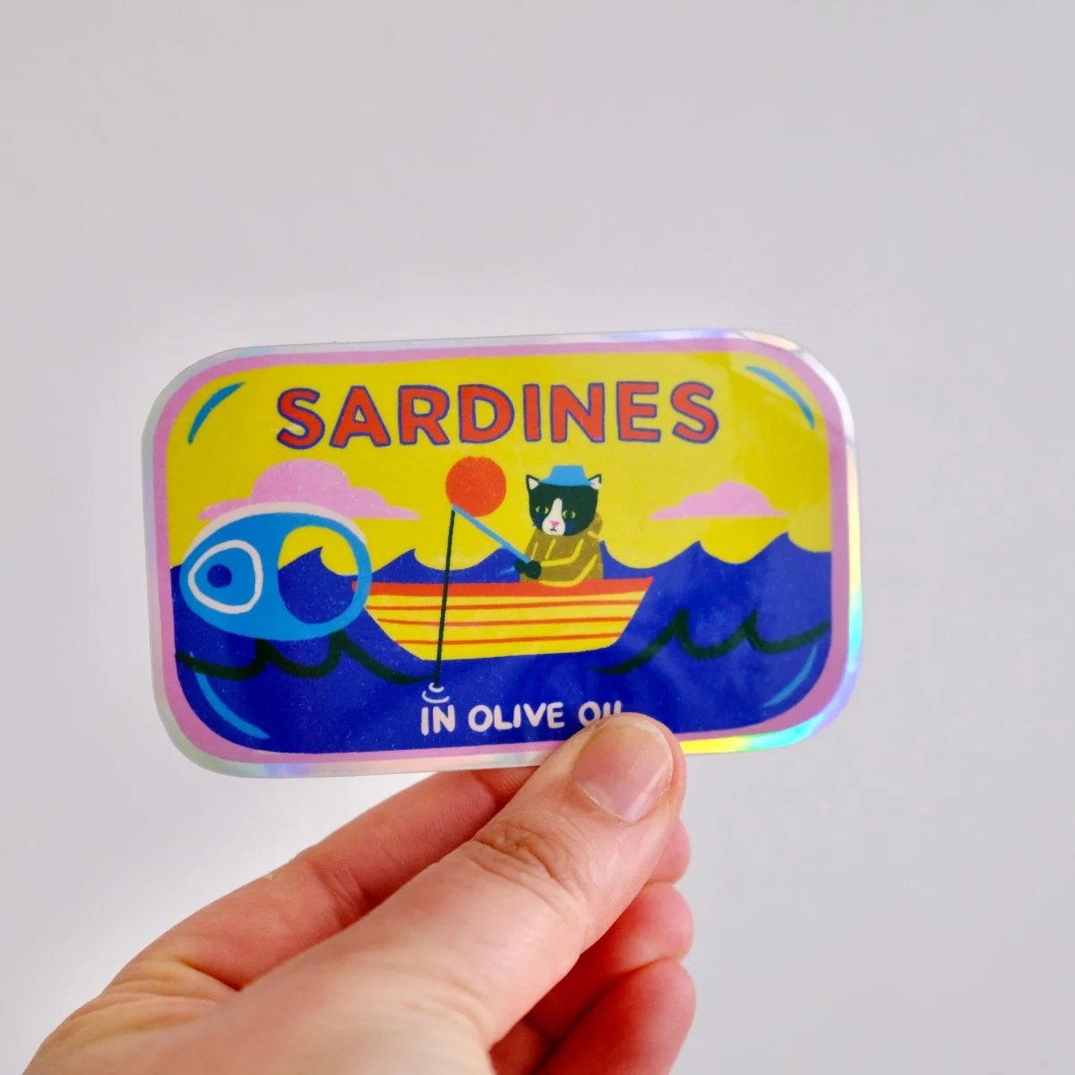 Sticker Conserve de Sardines - Organisation de la maison avec des solutions de rangement - Sous sol