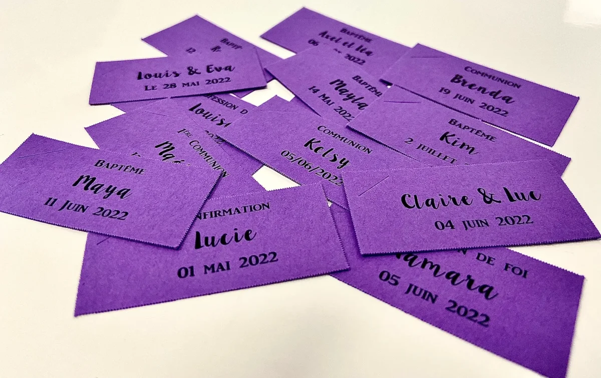 Étiquette à Dragées Personnalisée – Rectangle – Violet - ​Boulangerie-Pâtisserie | Pain au Levain & Viennoiseries​ EMS MAG :  tiquettes alimentaires pour magasin. Vos  tiquettes  boulangerie-pA ti-erie