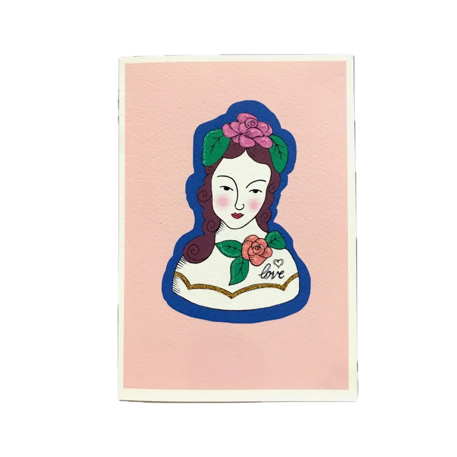 Carte Scintillante Lady Porcelaine - Organisation de la maison avec des solutions de rangement - {'count': 2, 'name': 'noir'}