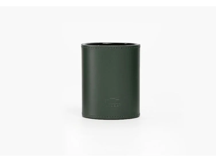 Pot crayons cuir vert anglais Vins Rouges Harmonieux Occasion