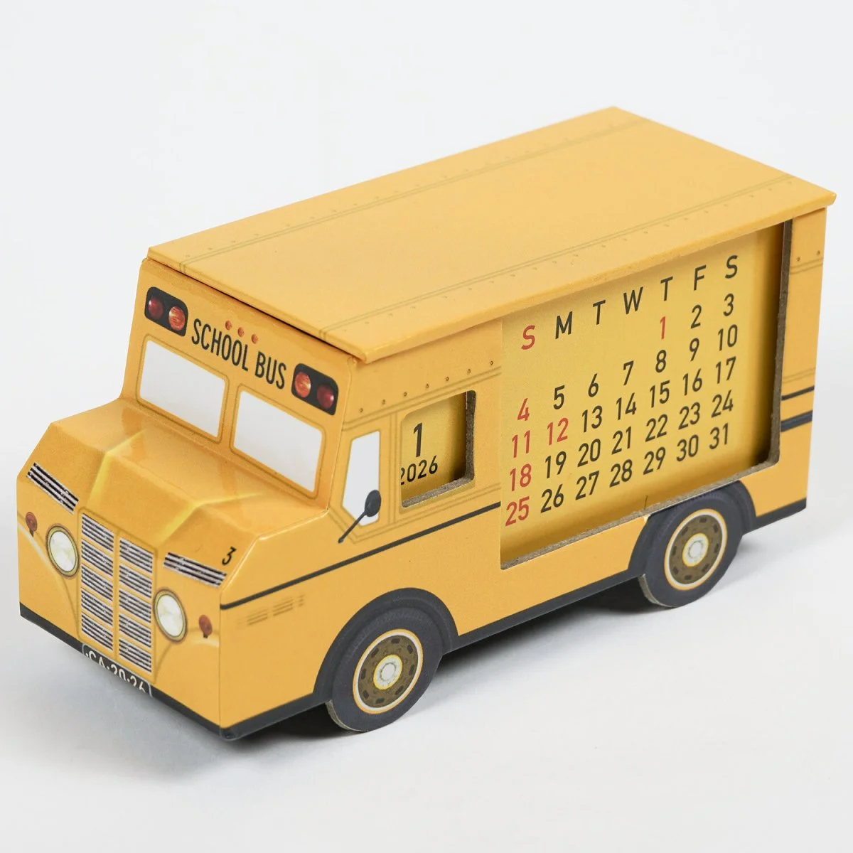 Calendrier 2026 – School Bus - Organisation de la maison avec des solutions de rangement - {'count': 1, 'name': 'Femmes'}