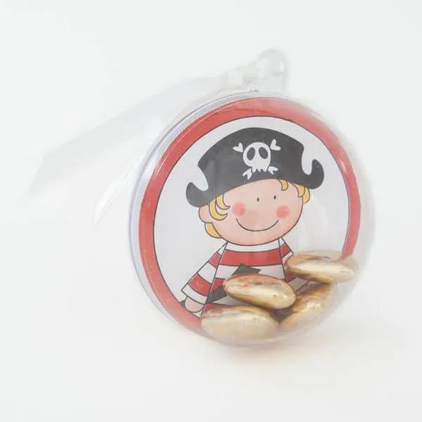 Étiquette Ronde Pirate Bulle dragées pirate ​Boulangerie Pâtisserie Pain Levain Viennoiseries