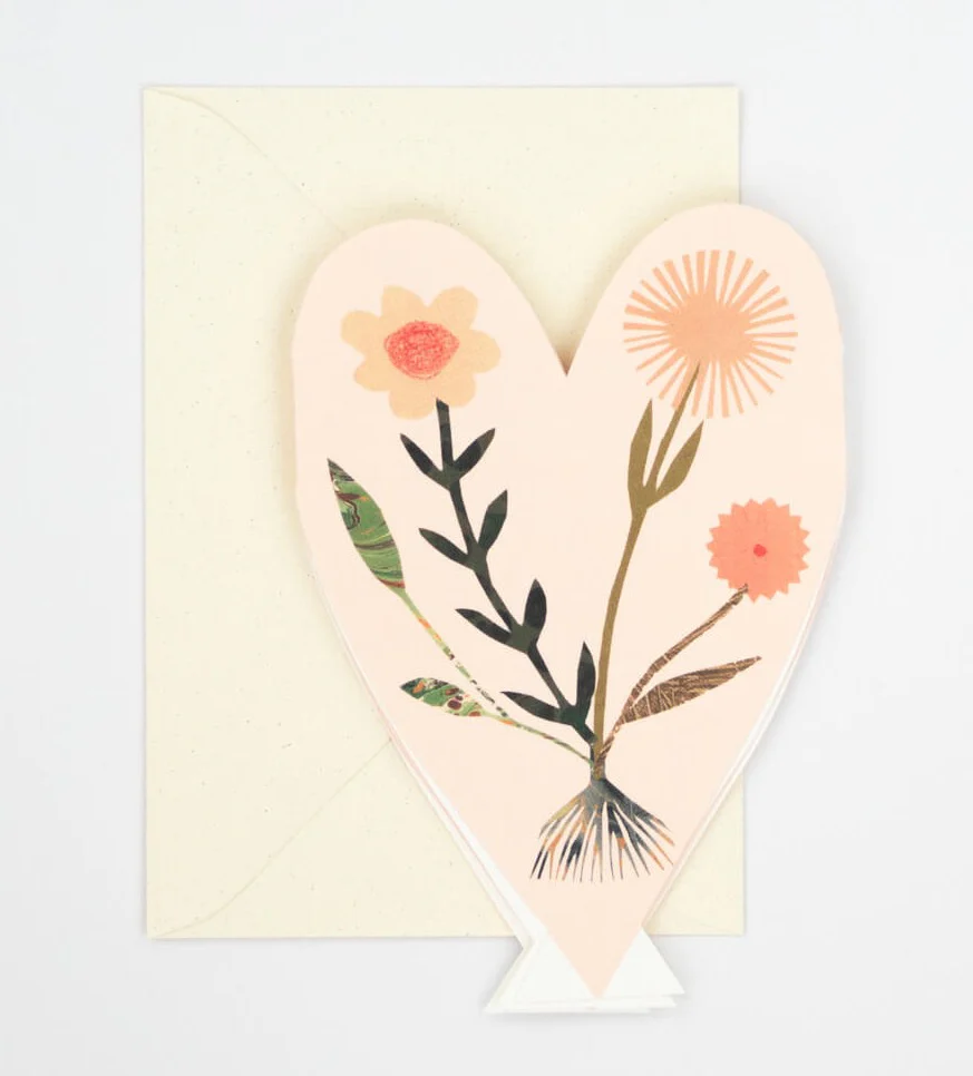 Carte Coeurs Concertina Organisation maison solutions rangement