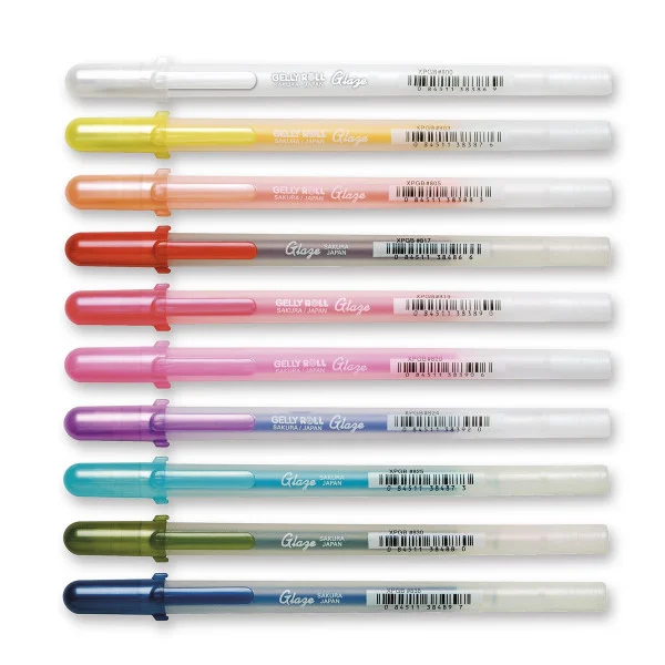 Stylos Gel Sakura Glaze 3D - Organisation de la maison avec des solutions de métal rangement