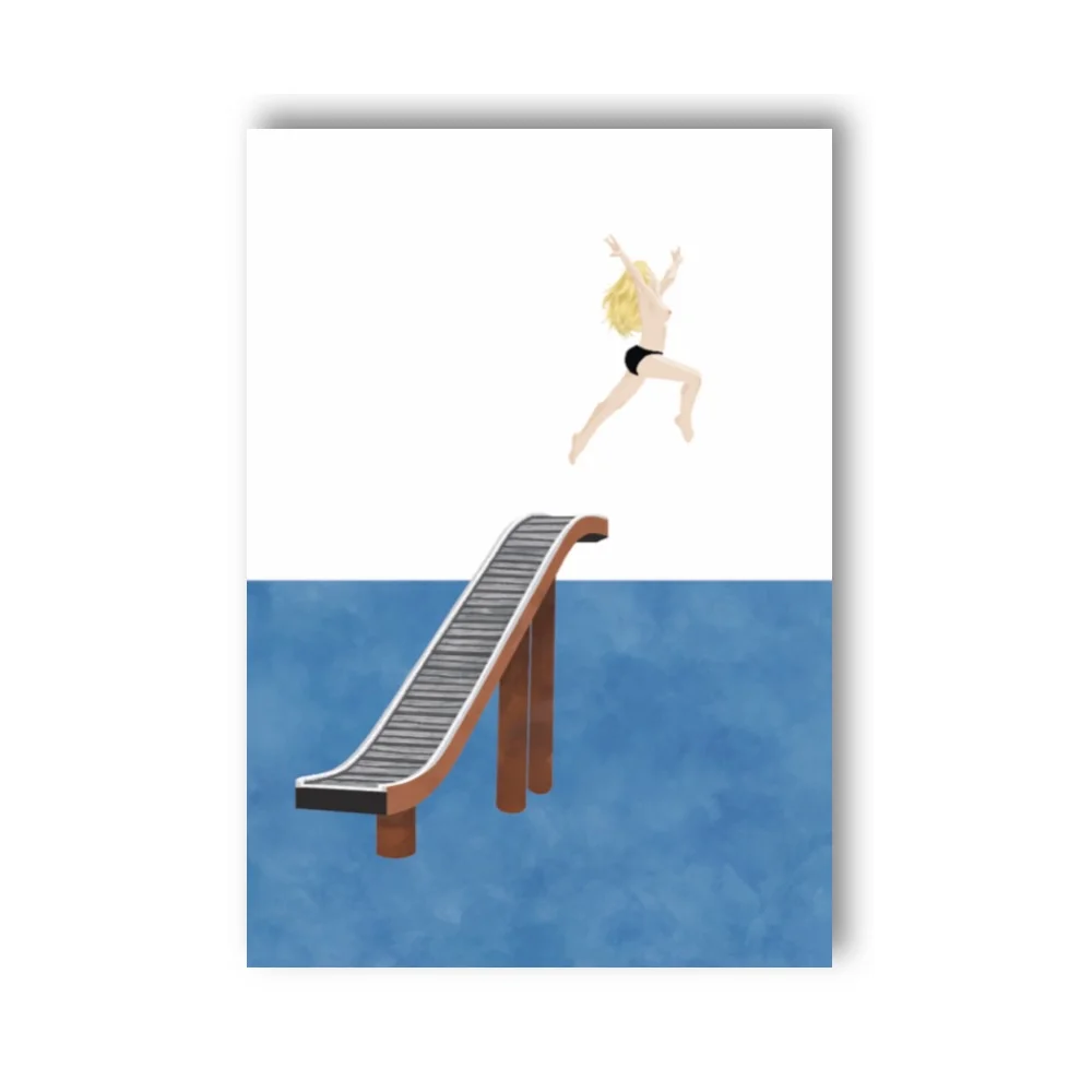 Carte Postale Plongeon Organisation maison solutions rangement