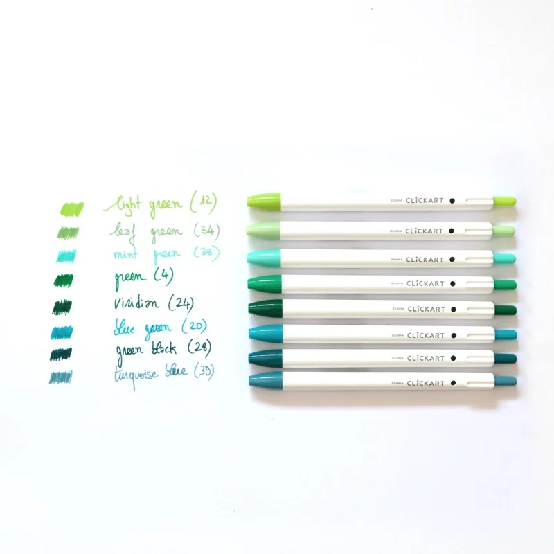 Feutres Clickart les verts - Organisation de la maison avec des solutions de rangement 3 étapes pour garder sa maison organisée sur le long terme - LOrganisée