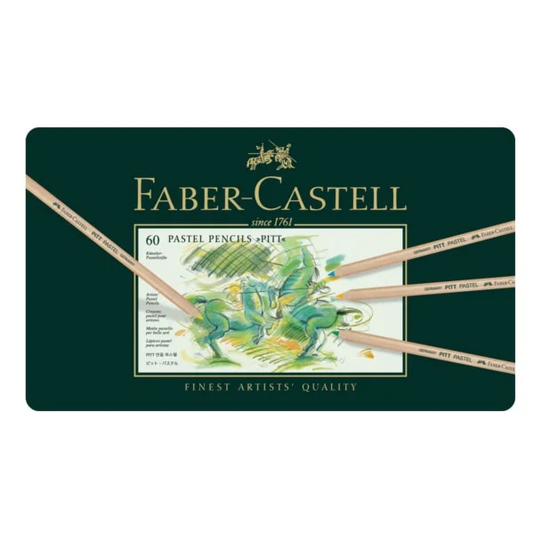 Crayon Pitt Pastel boîte métal de 60 pièces Faber Castell - Éclairage de qualité avec frais de port Amazon.fr offerts