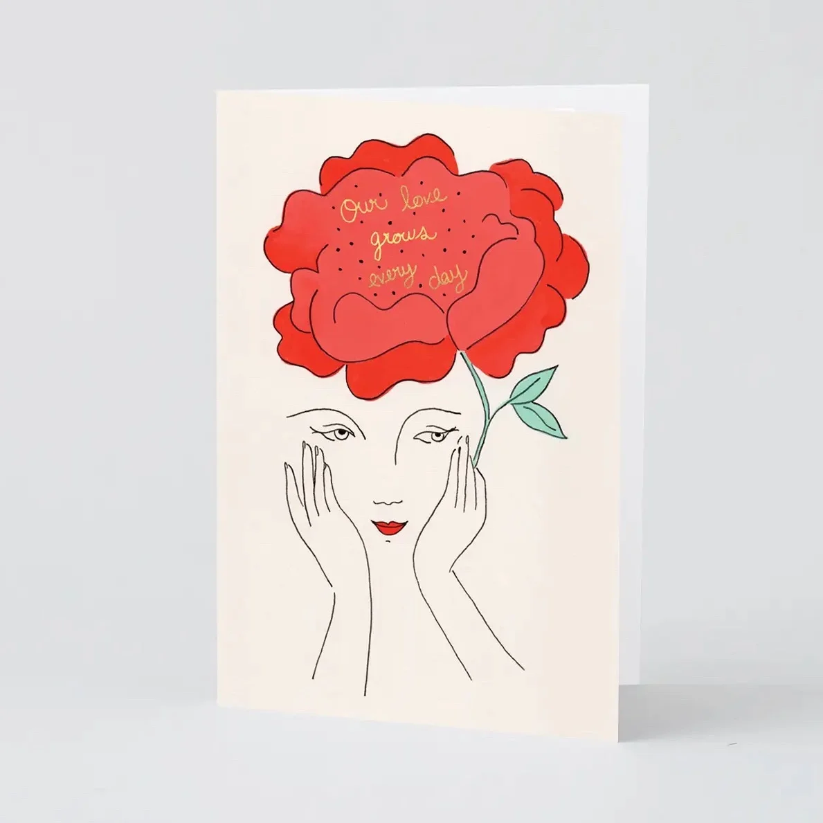Carte voeux Amour Grandit Organisation maison solutions rangement