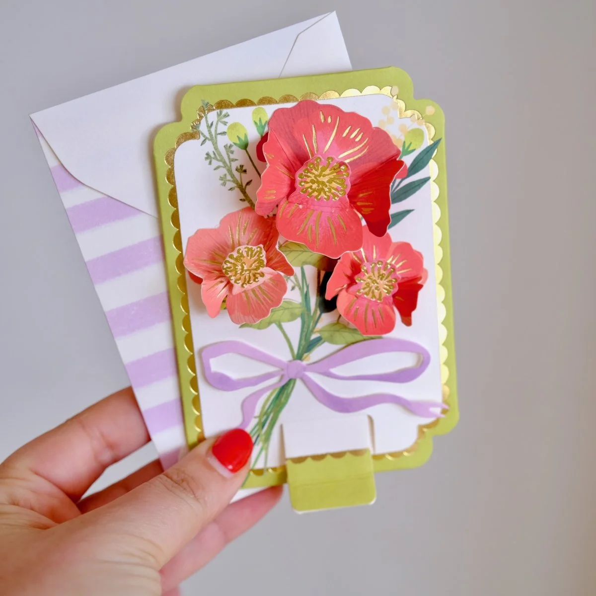 Mini Carte Pop Up Bouquet Encadré Organisation maison solutions rangement
