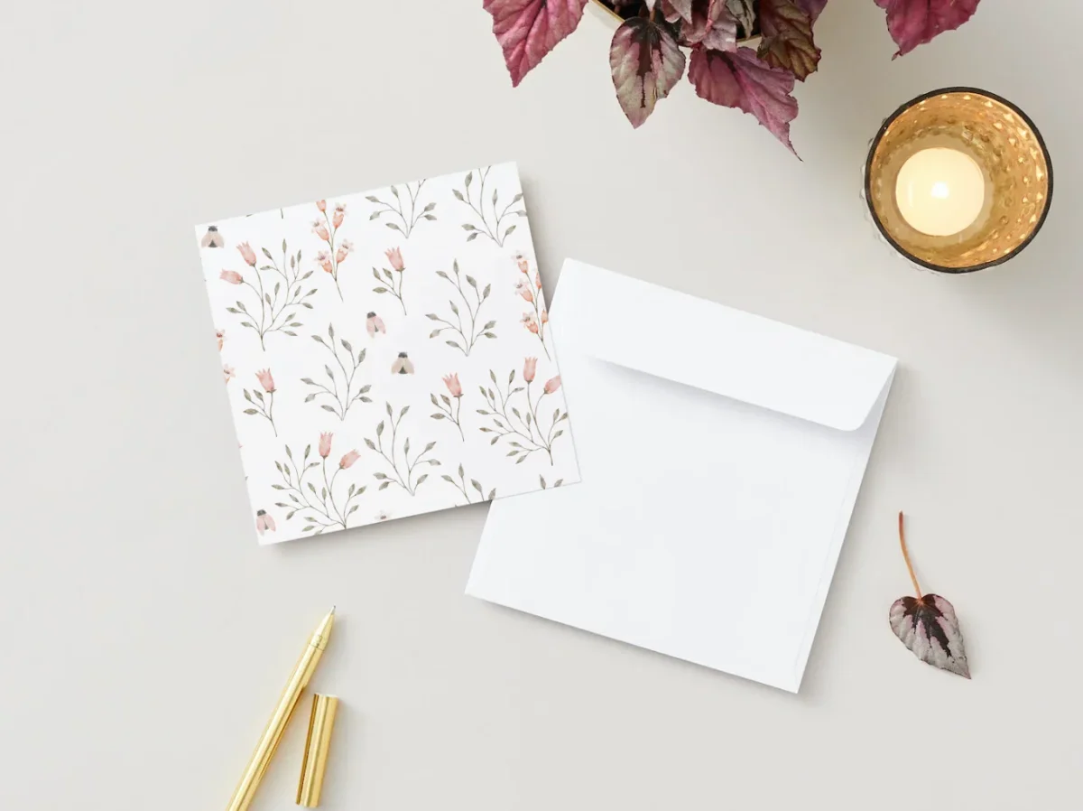 Carte de souhaits - Printemps - Veille sur toi - Boutique Maman & Bébé – Produits Essentiels au Quotidien Grande