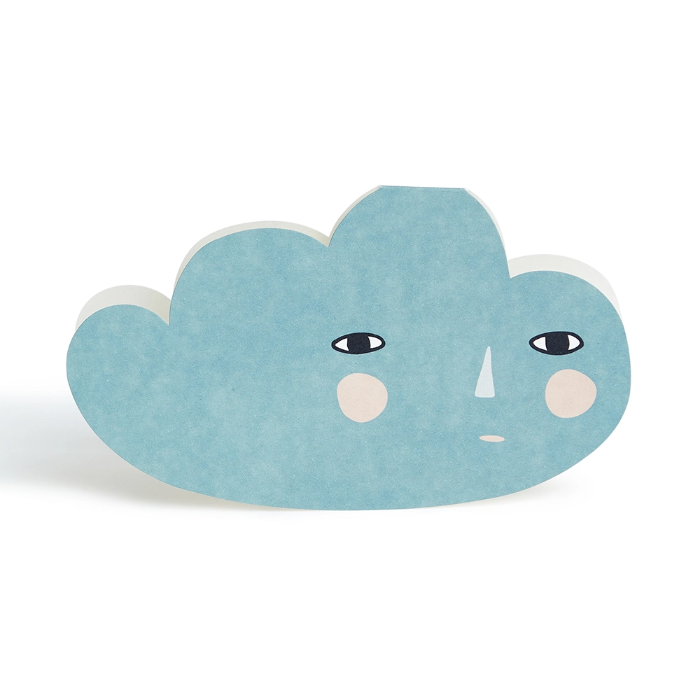Carte Voeux Forme Nuage Organisation maison solutions rangement