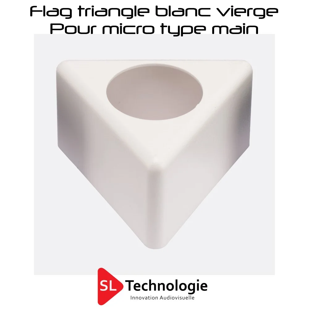Badge Flag micro triangle blanc vierge - Saldi Straordinari – Quilting Offerte Speciali Disponibili Adesso
