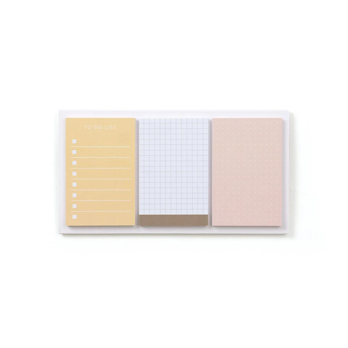 Post-it Memo Emily - Organisation de la maison avec des solutions de rangement Post-it - Distributeur de notes adhsives 3 po x 3 po, motif ondul - Noir