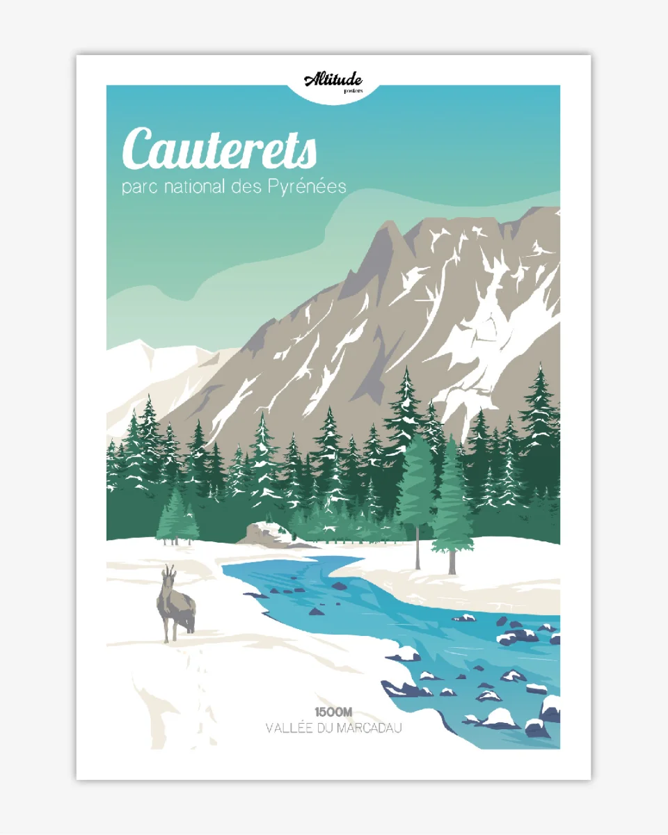 Carte postale Cauterets – Parc national des Pyrénées - Vins Rouges Harmonieux pour Chaque Occasion Carte de Vin - Come à la Maison Restaurant