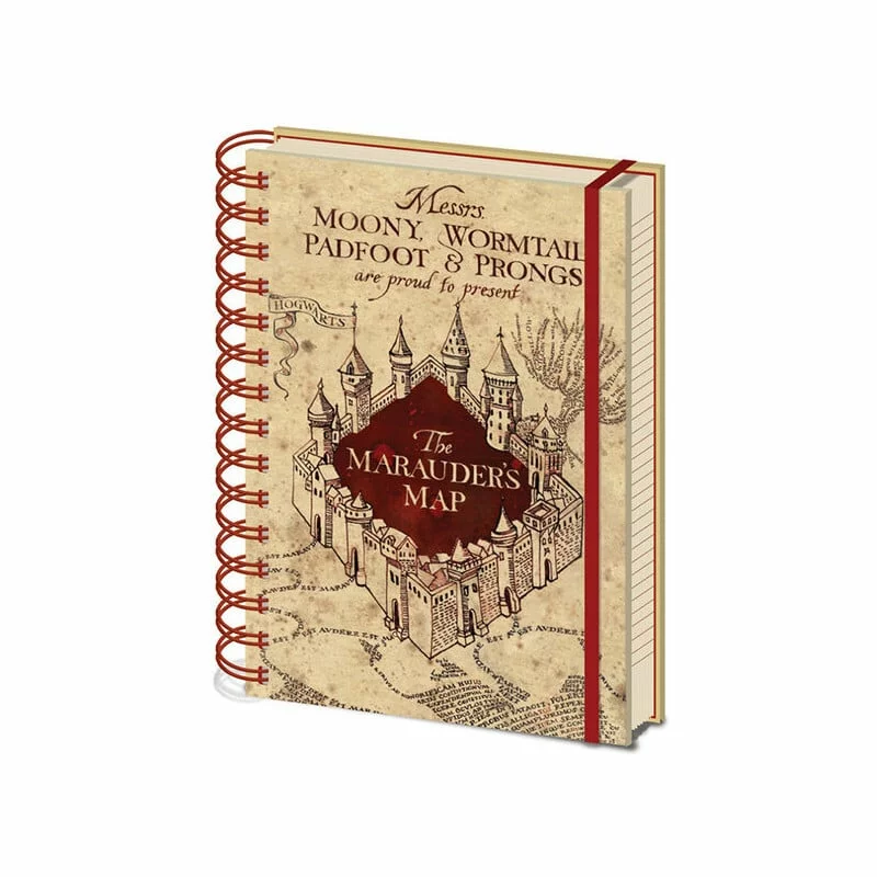 Carnet de notes vivants Harry Potter – Carte du Maraudeur - Vins Rouges Harmonieux pour Chaque Occasion