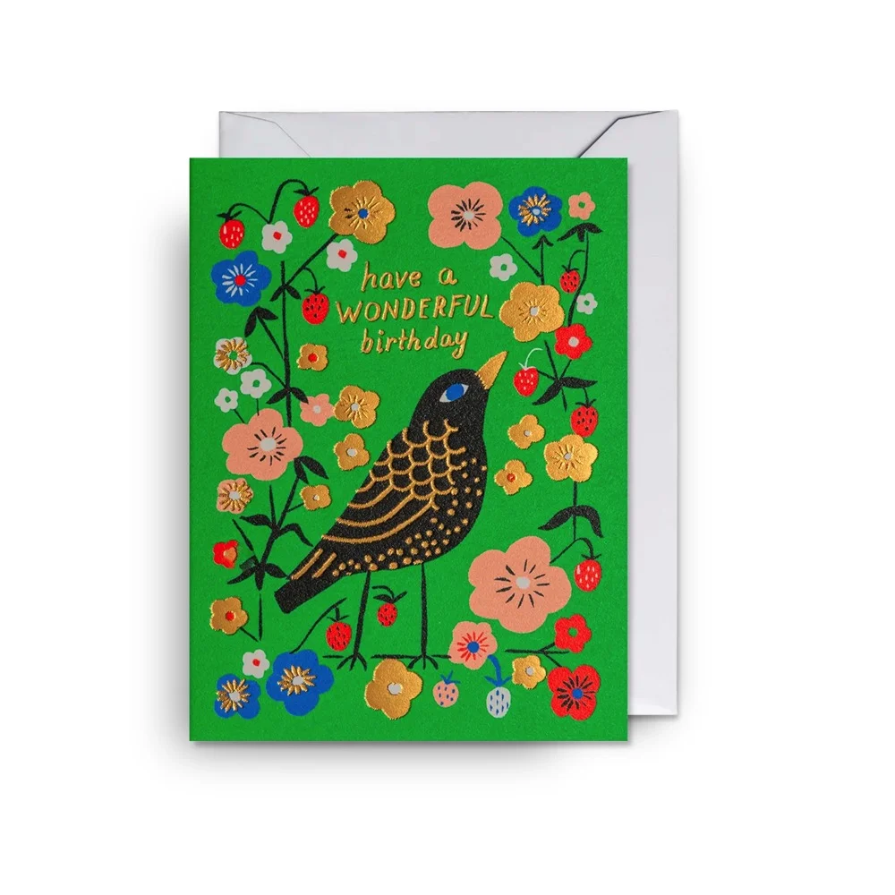 Mini Carte Merle Wonderful Birthday Organisation maison solutions rangement