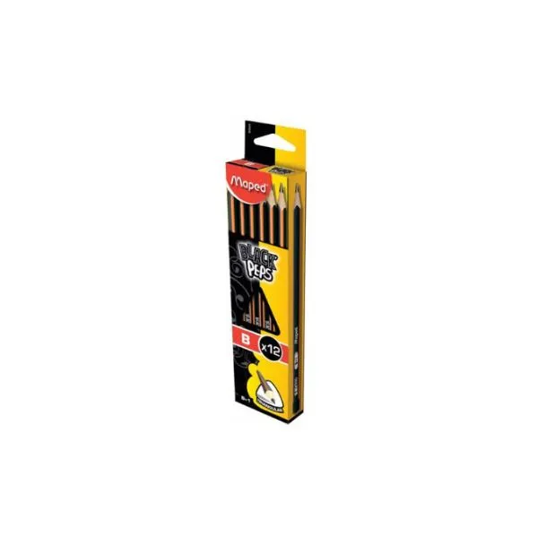 Crayon Noir Boite x12 MAPED ​Boulangerie Pâtisserie Pain Levain Viennoiseries