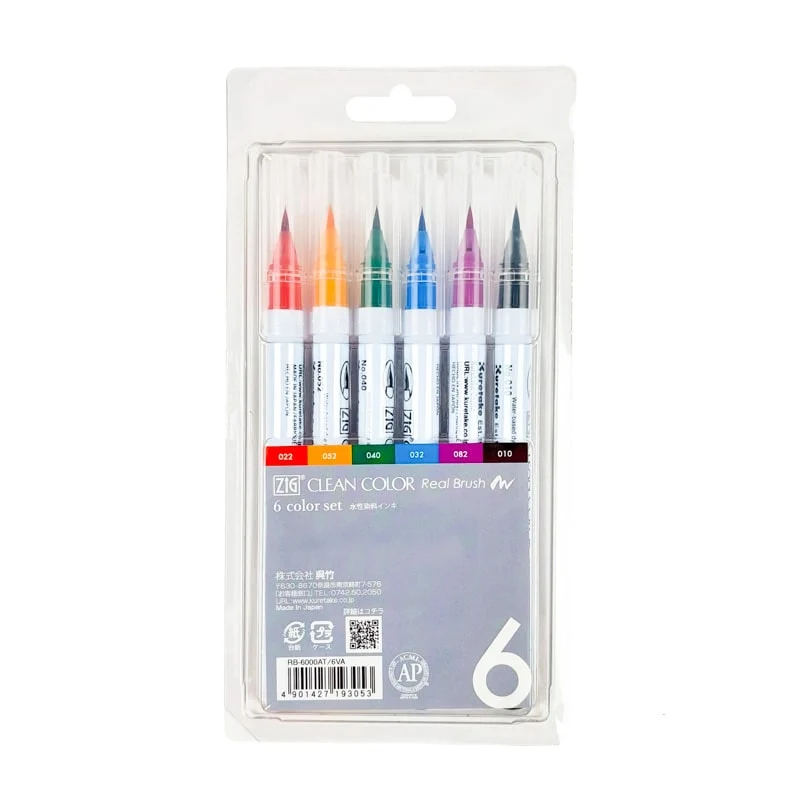 Set de 6 Stylos Pinceaux Extra-Fins - Saldi Straordinari – Offerte Speciali Disponibili Adesso - Stylo plume