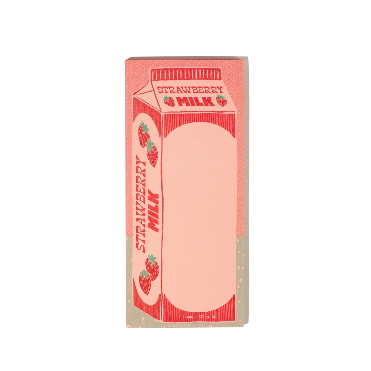 Bloc Notes Brique Lait Fraise Organisation maison solutions rangement