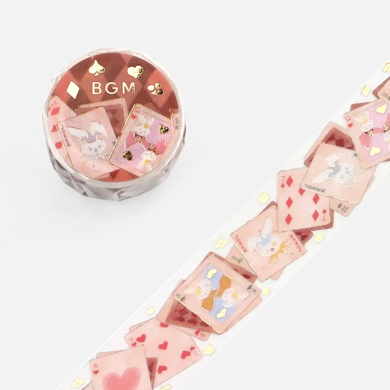 Masking Tape Cartes Lapin Blanc Alice Organisation maison solutions rangement