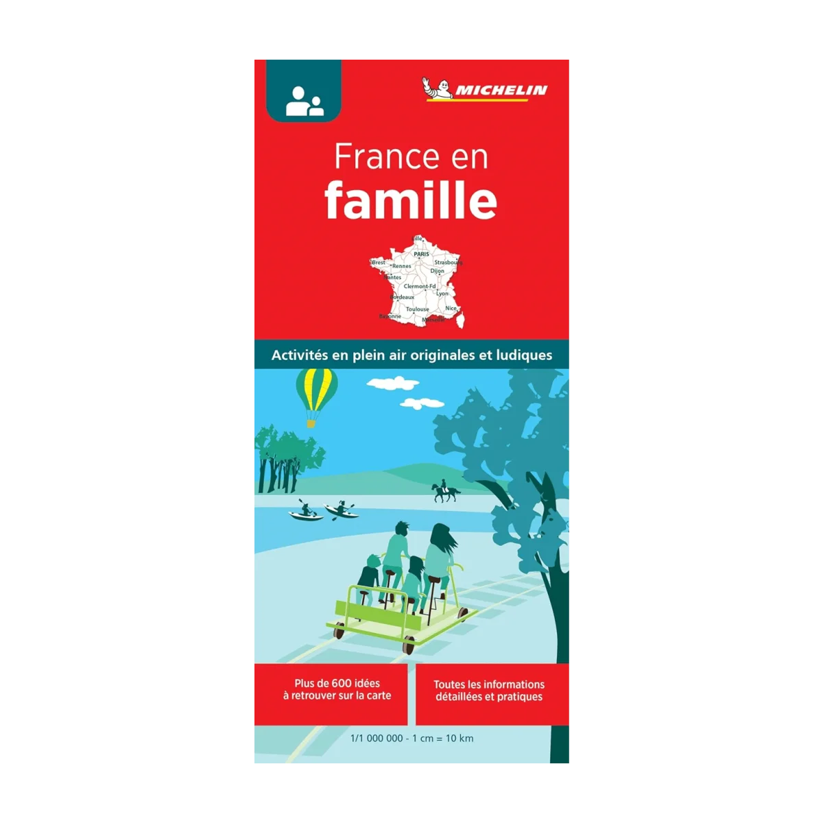 Carte nationale 773 La France en Famille – Michelin - Édition Limitée – L’Art de la Table Française en Promotion ! - Art déco