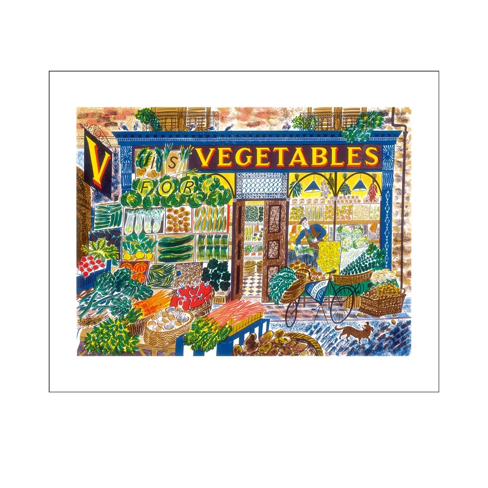 Carte de voeux Toulouse Alphabet V for Vegetable - Organisation de la maison avec des solutions de rangement