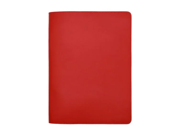 Conférencier A5 cuir rouge coquelicot Vins Rouges Harmonieux Occasion