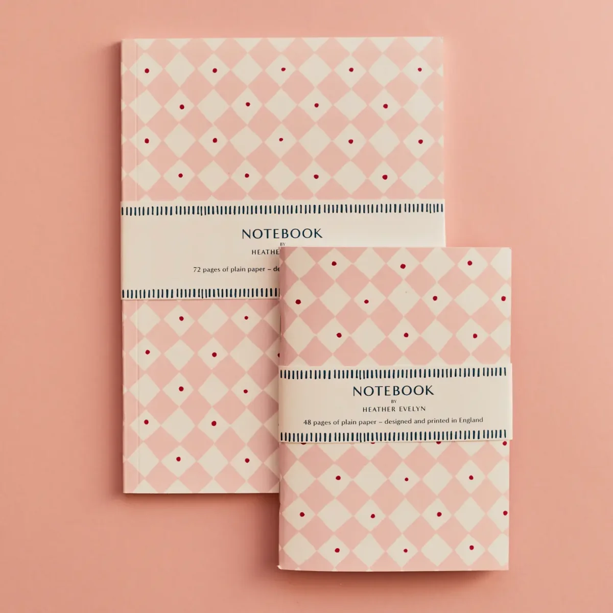 Carnet Format A6 Diamant Rose Heather Evelyn Organisation maison solutions rangement