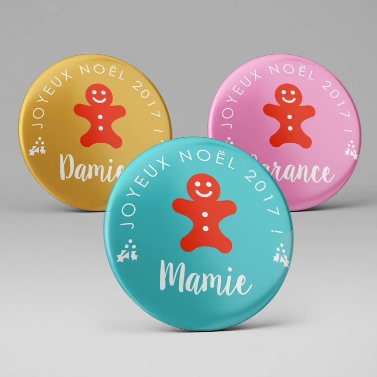 Badge magnet prénom personnalisé | Plan de table Biscuit - Vins Rouges blanc Harmonieux pour Chaque Occasion